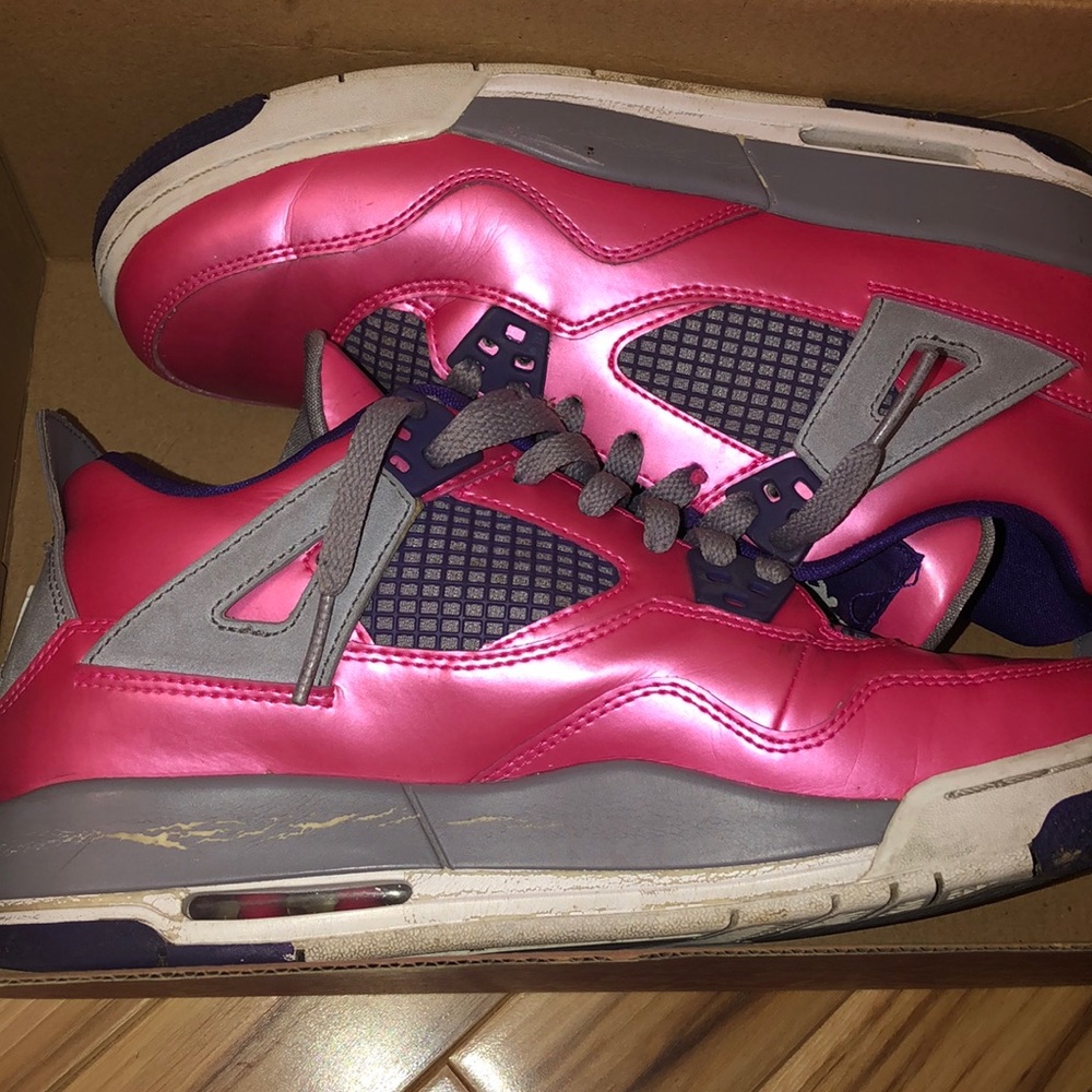 Jordan 4 pink foil